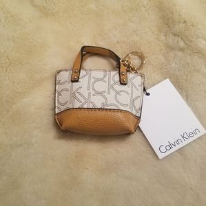 Mini Calvin Klein Purse Key Chain